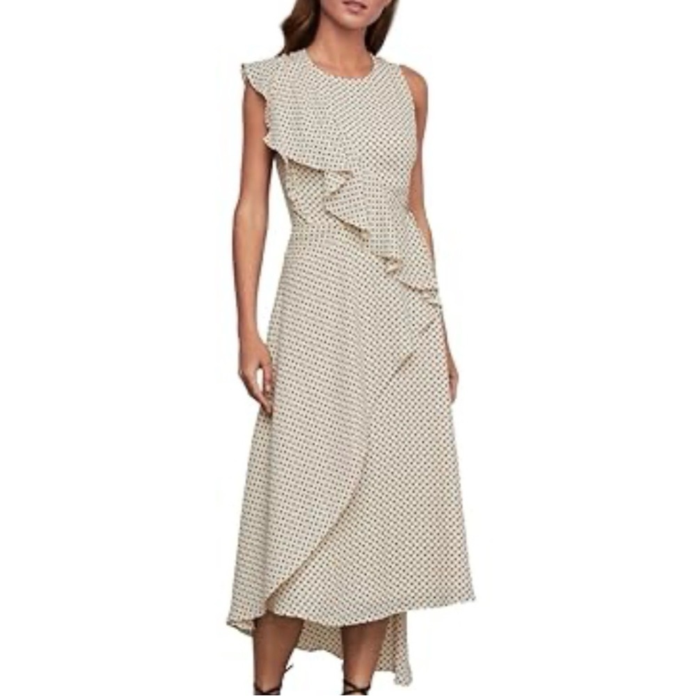 BCBG Ruffle midi dress - Picture 2 of 6